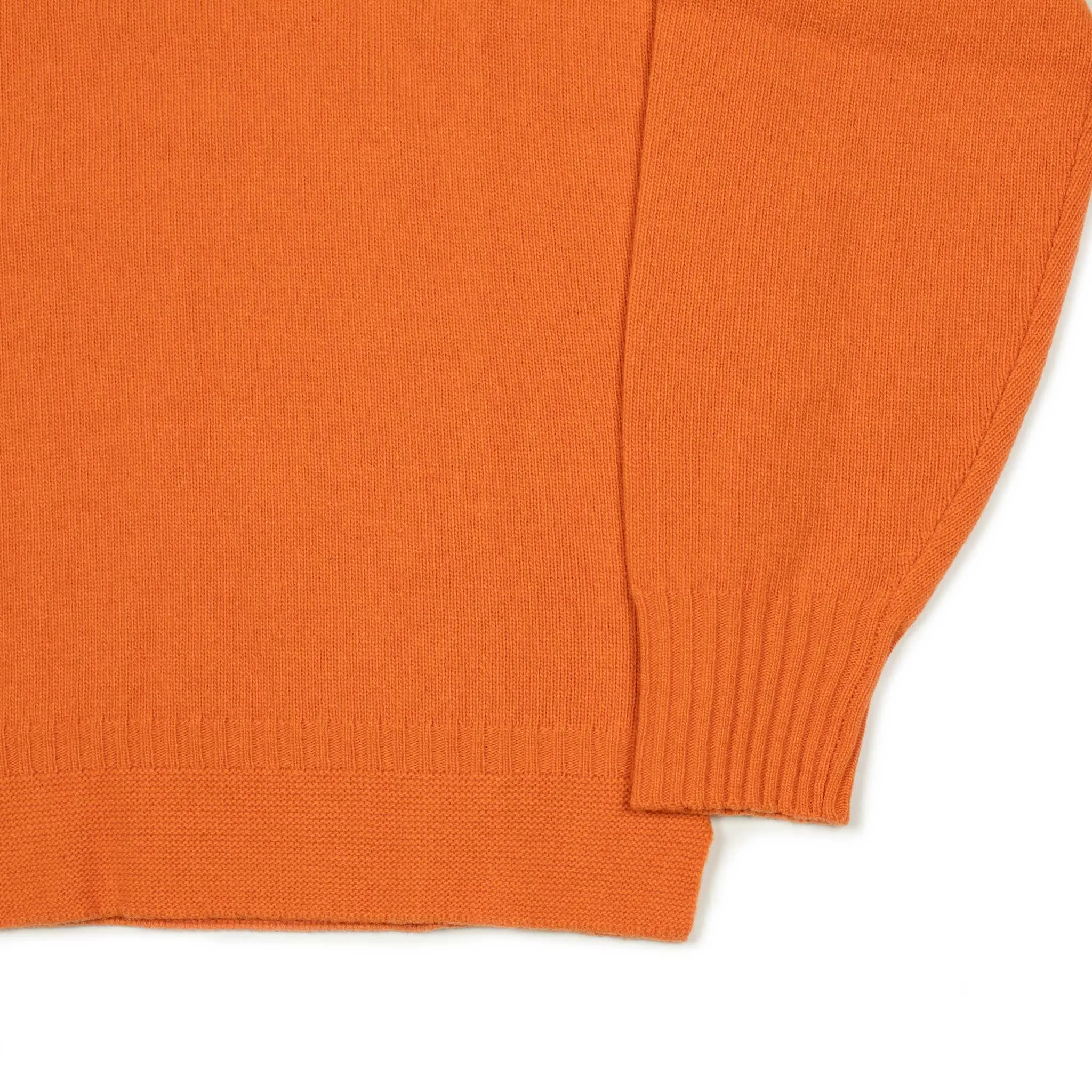 Aagro skipper polo in orange wool