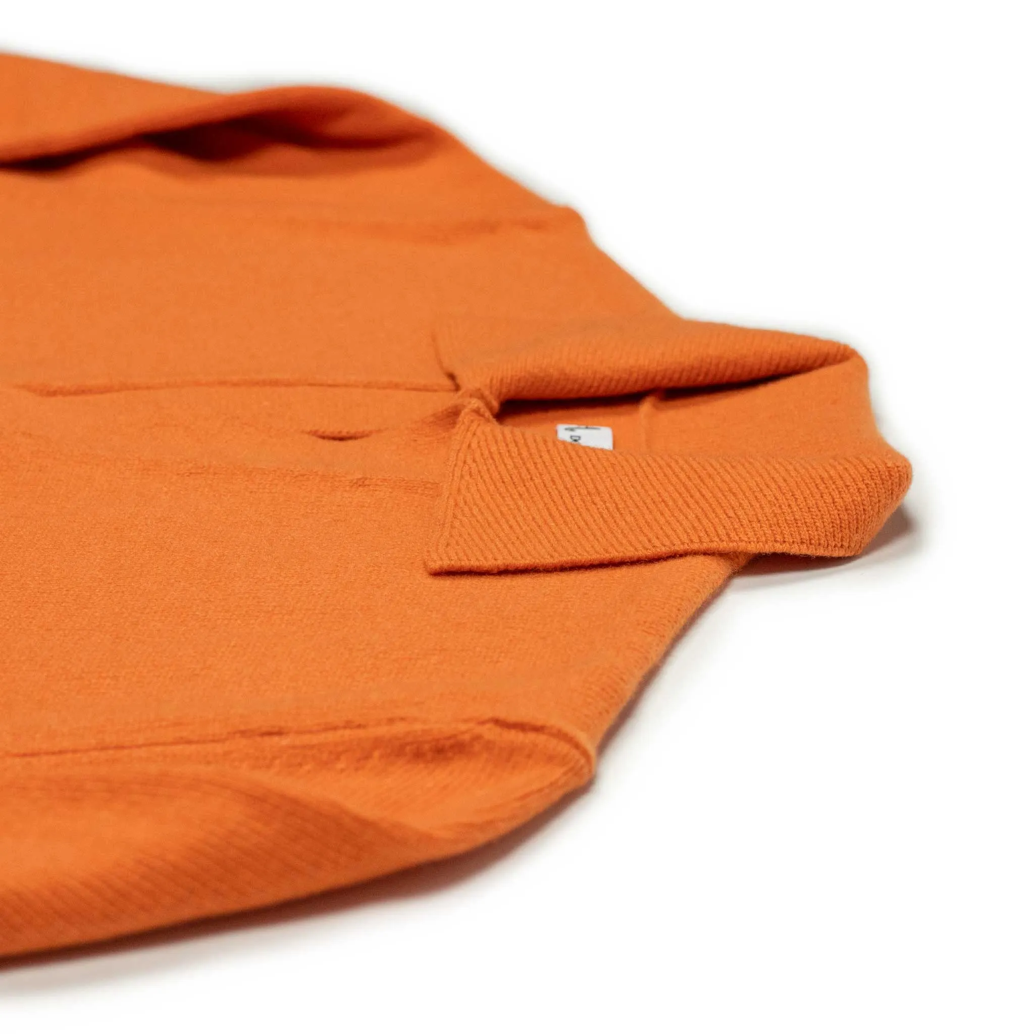 Aagro skipper polo in orange wool