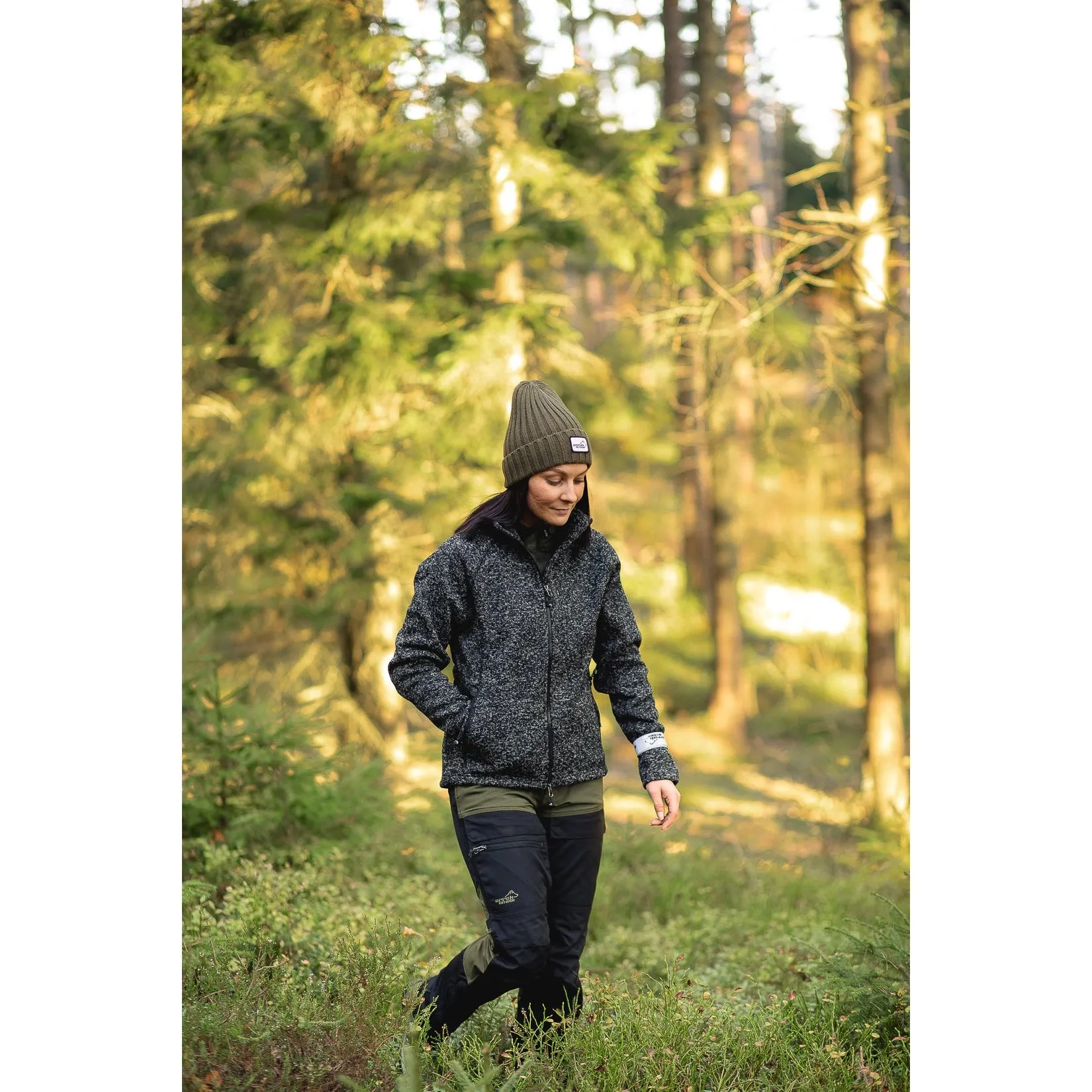 Adventure Fleece Lady Jacket (Black Mélange)