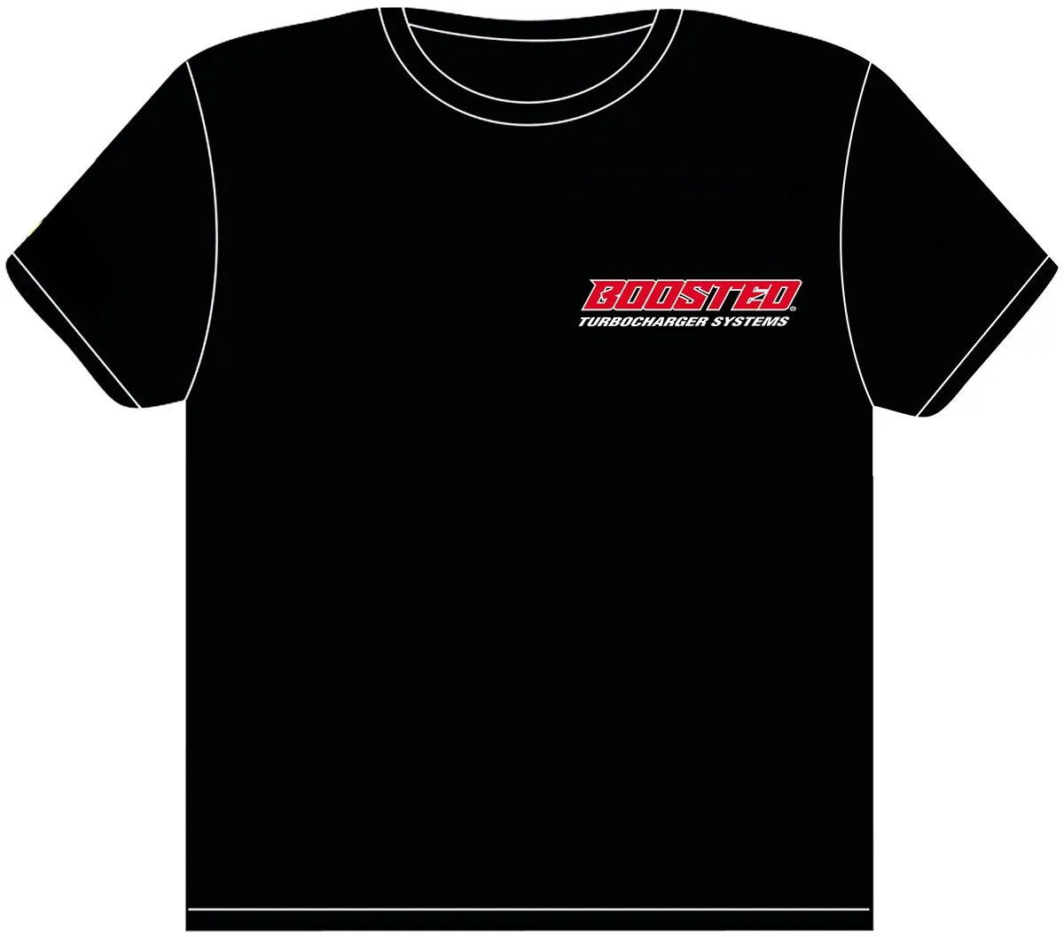 Aeroflow Boosted Black Large T-Shirt AFBOOSTED-L