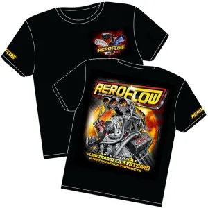 Aeroflow 'Nitro Hemi' Black T-Shirt AFNITRO2-2XL