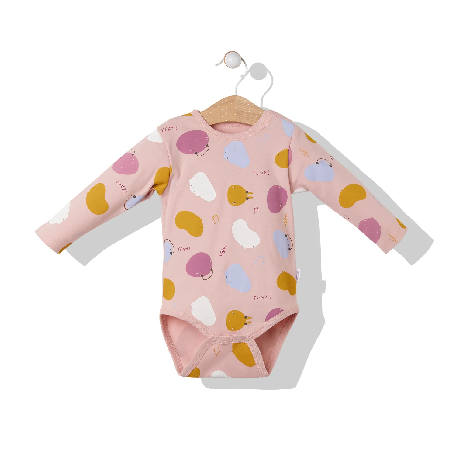 Bebetto Long Sleeve Bodysuit Colours (0-12mths)