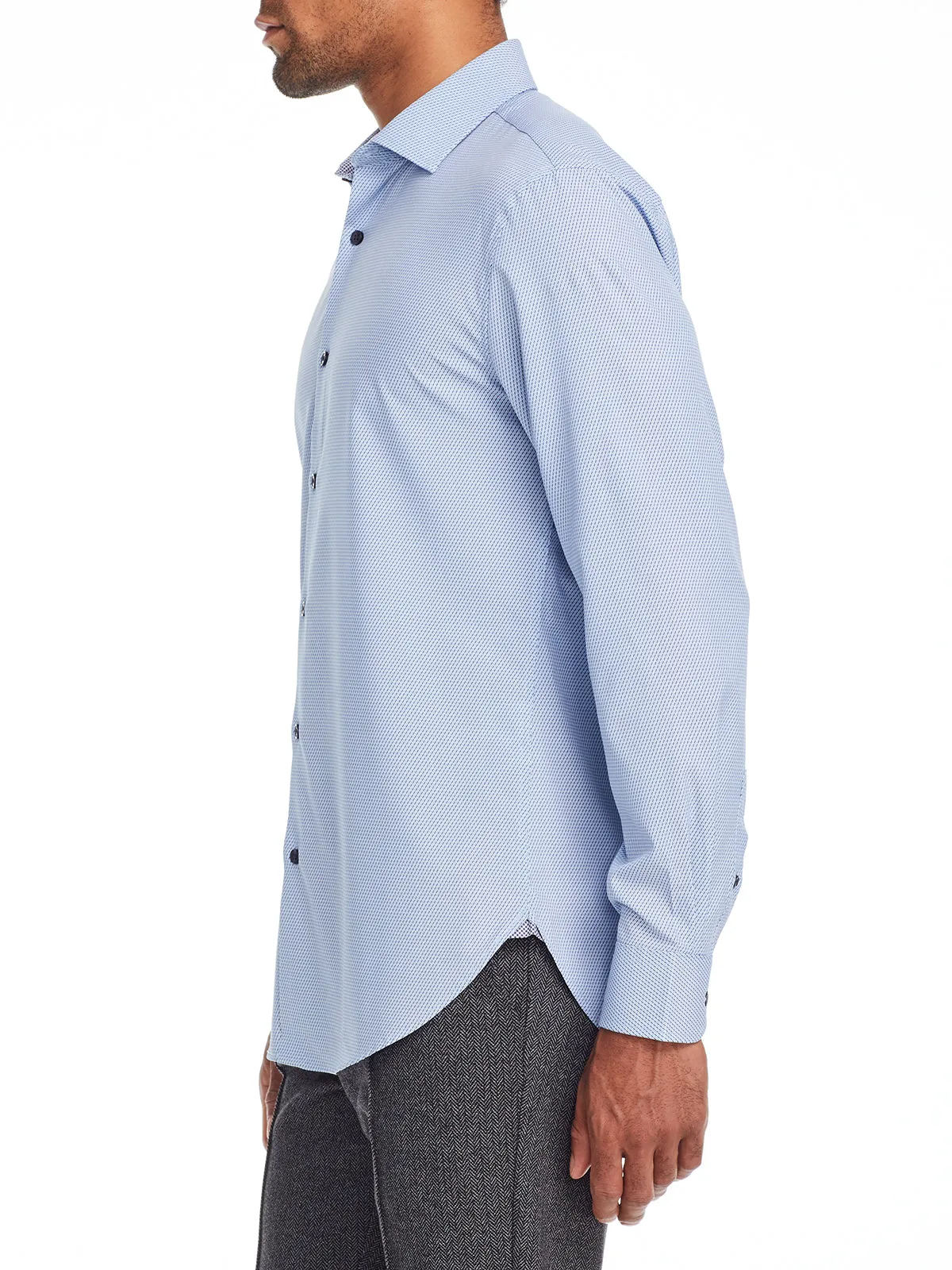 Broken Stripe Performance Dress Shirt