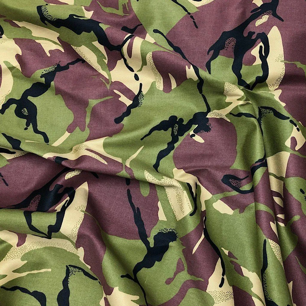 Camouflage 100% Cotton Drill Fabric