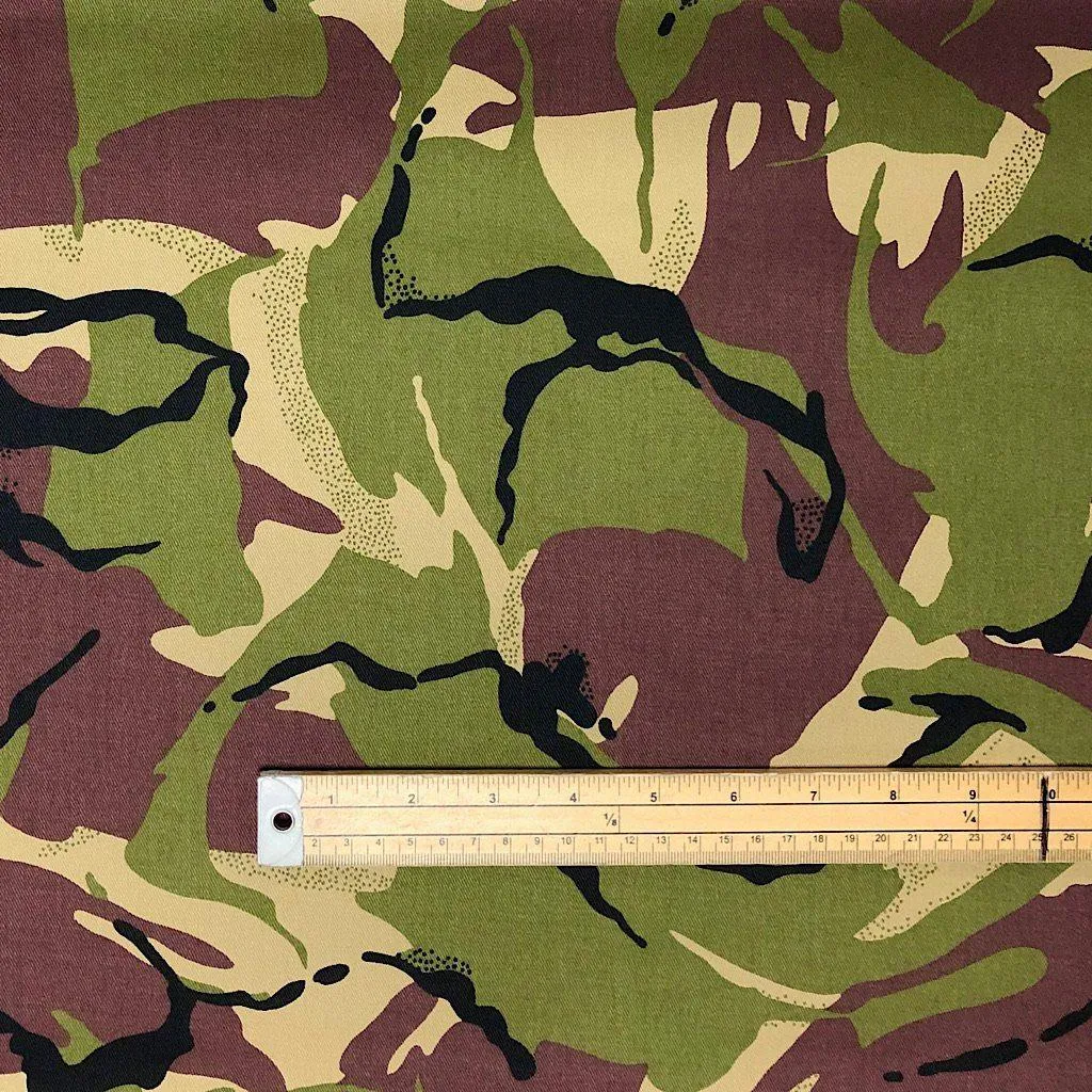 Camouflage 100% Cotton Drill Fabric