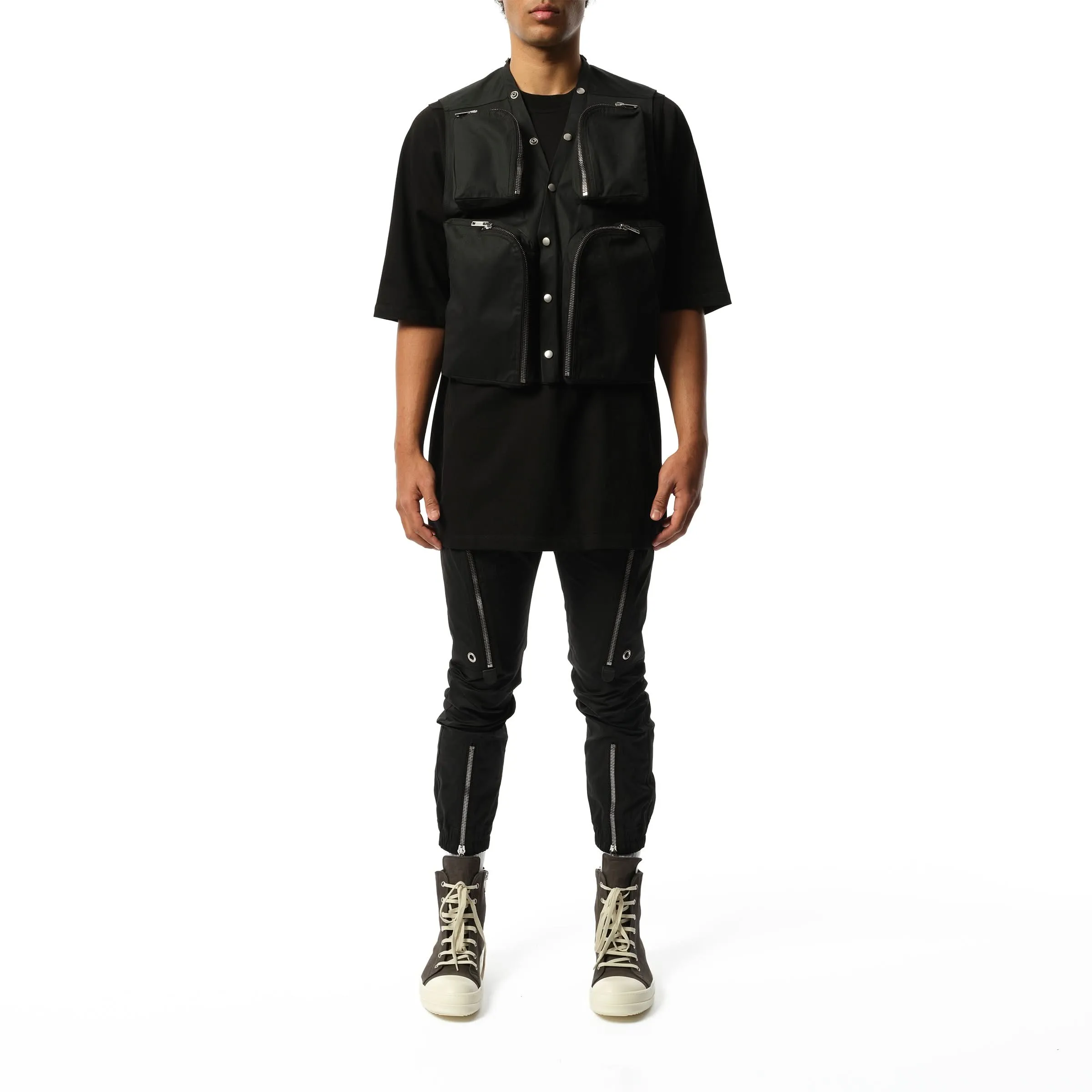 Cargo Vest in Black