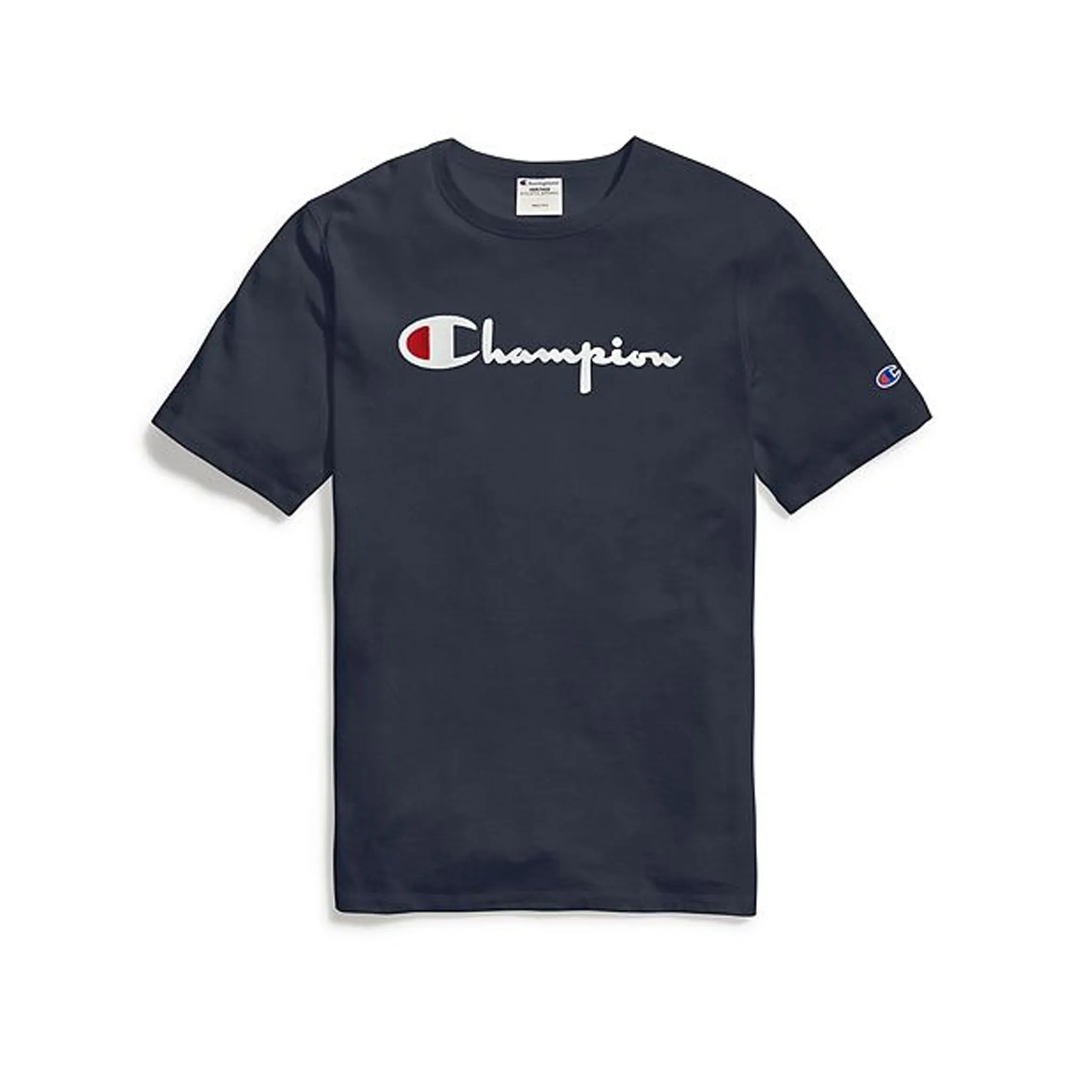 Champion Life Men's Heritage Tee, Flock 90s Logo T-Shirt