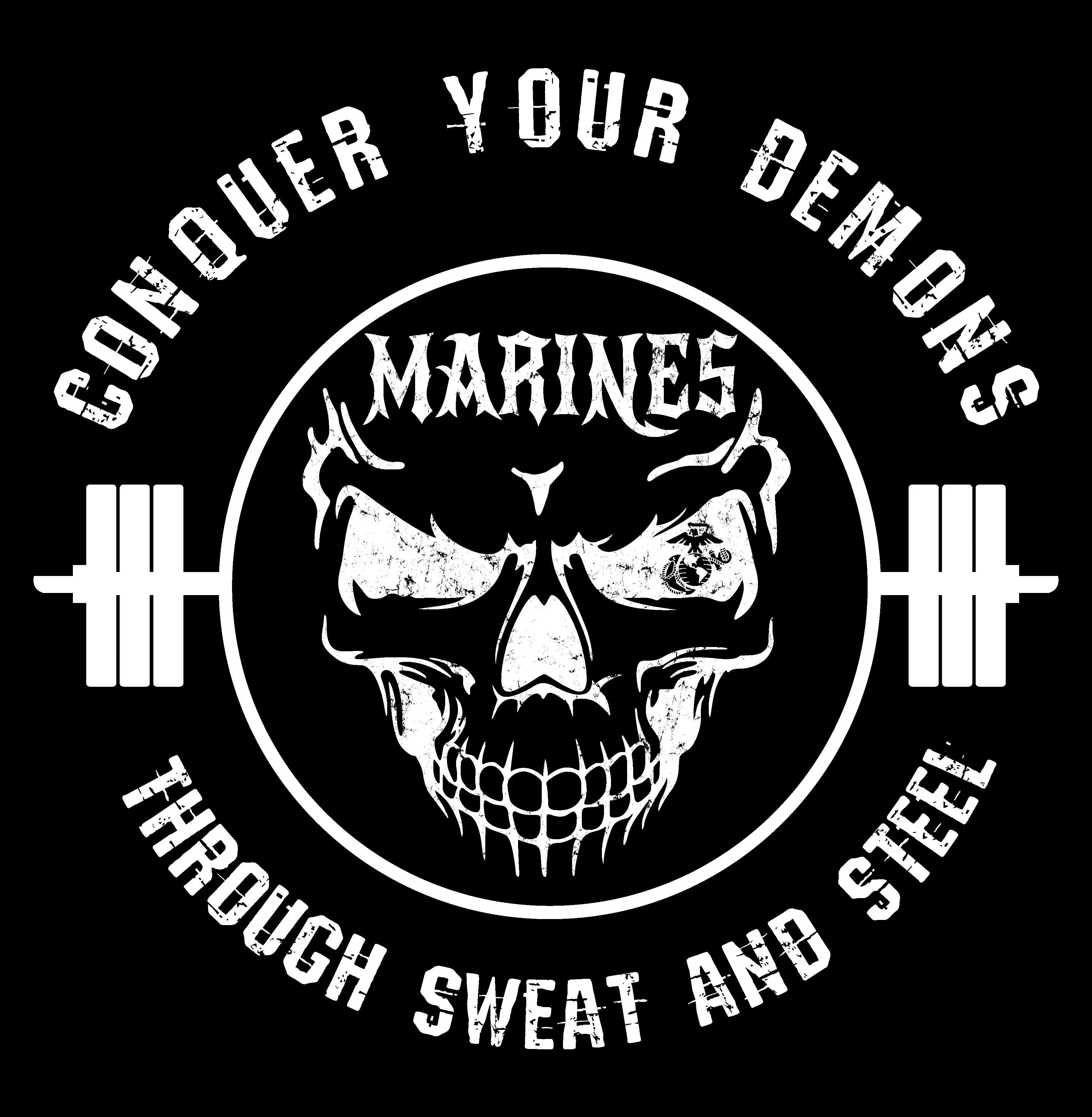 Combat Charged Conquer Your Demons Performance Long Sleeve Tee