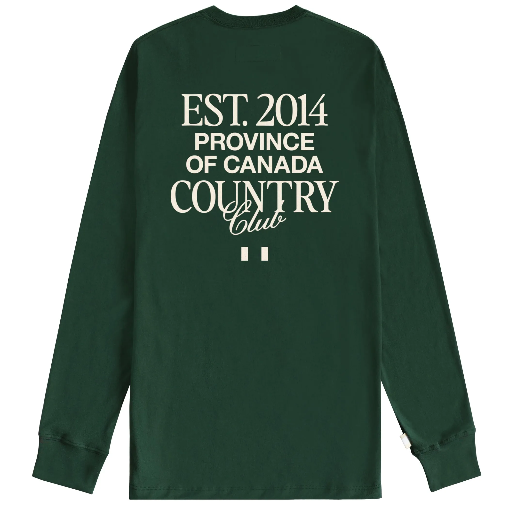 Country Club Long Sleeve Tee Forest - Unisex