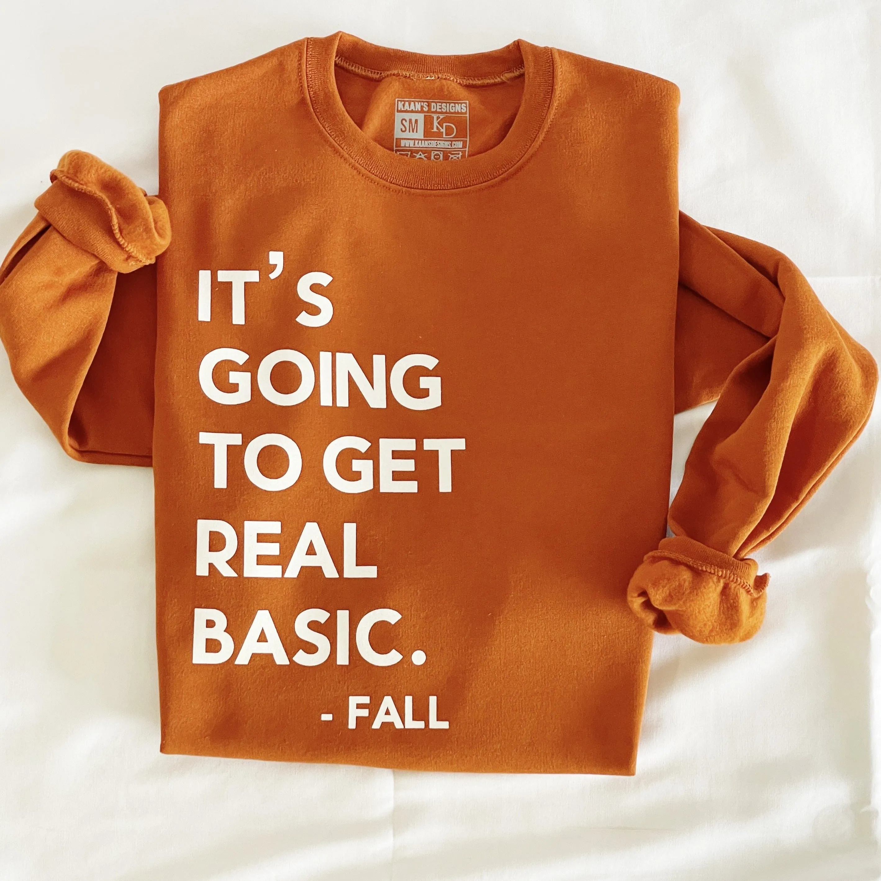 Fall Sweatshirt  - It’s Going to get Real Basic