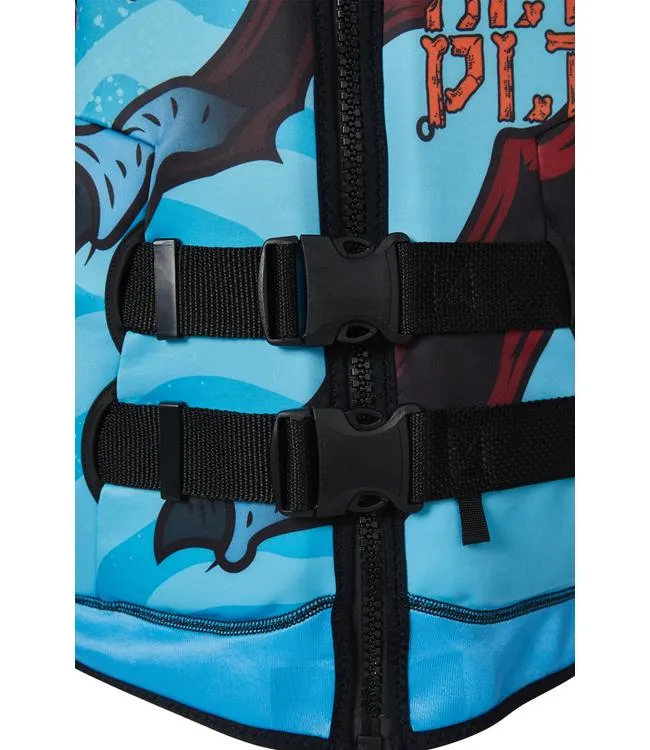 Jetpilot Rex Cause Boys Life Vest (2024) - Blue