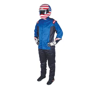 RaceQuip Nomex Multi Layer Fire Suit Jacket - Blue - 2XL - 91619279