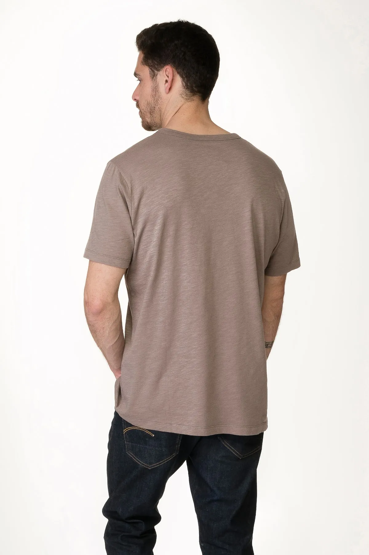 Sand Men's Slub Crew Neck Tee