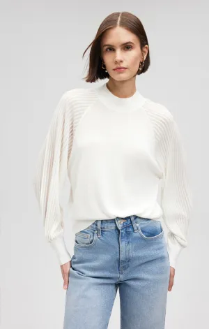 SWEATER IN ANTIQUE WHITE