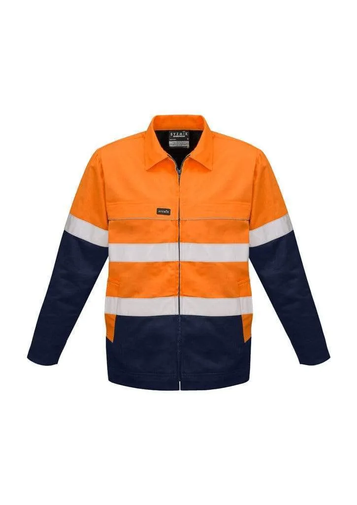 SYZMIK Men’s Hi Vis Cotton Drill Jacket ZJ590