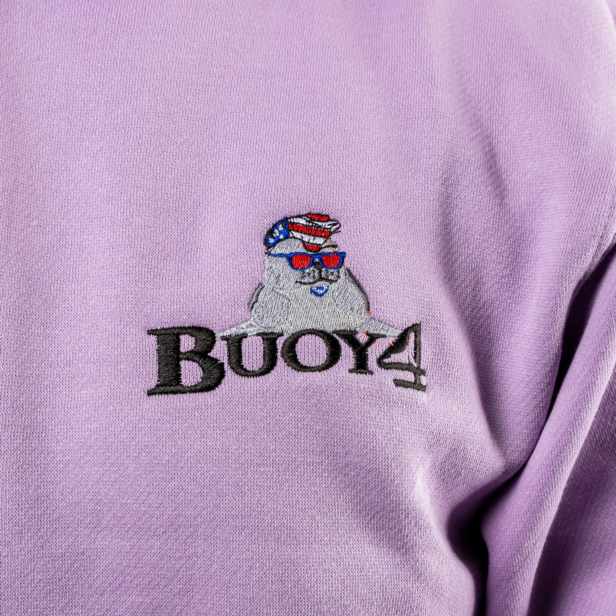 The Patriot- aka Bass Boy - Youth Embroidered Orchid Pullover