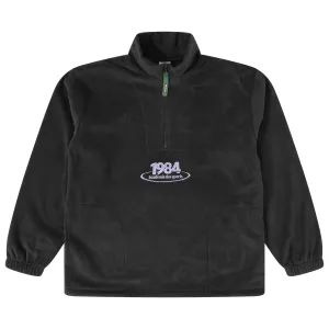 Vice 84 'Disc' Fleece 1/2 Zip Pullover - Black / Navy / Forest Green